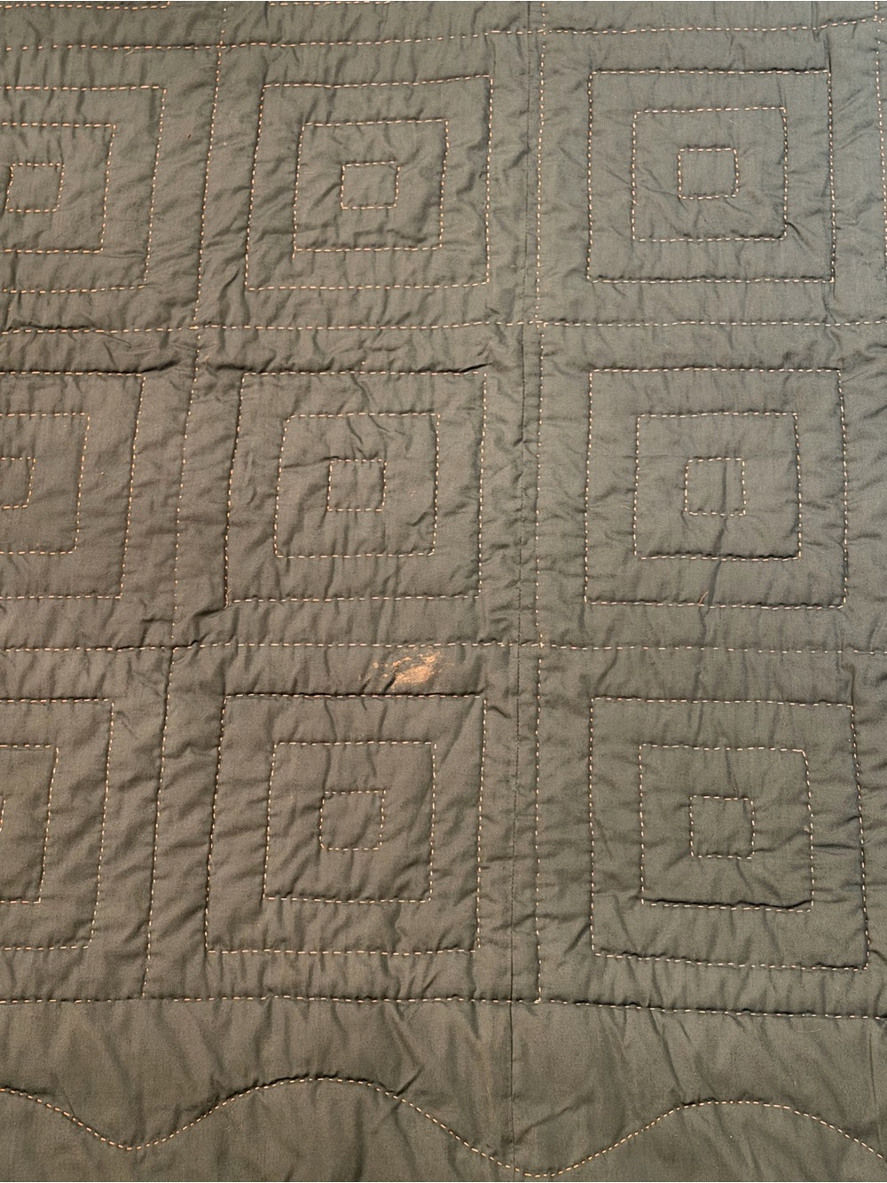 Hand-Stitched Multicolor Patchwork Quilt - Picture 5 of 5